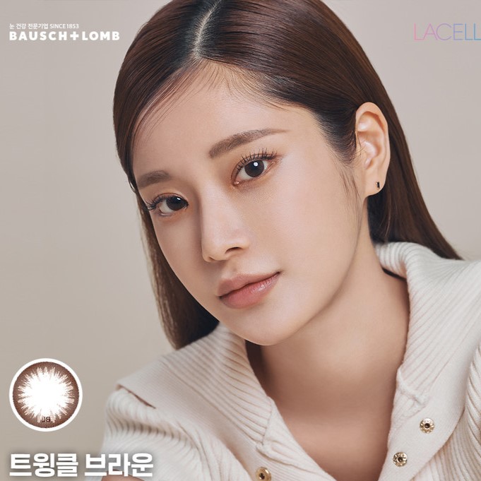 [Bausch & Lomb] Lacelle Twinkle Brown Monthly Lens / 6EA