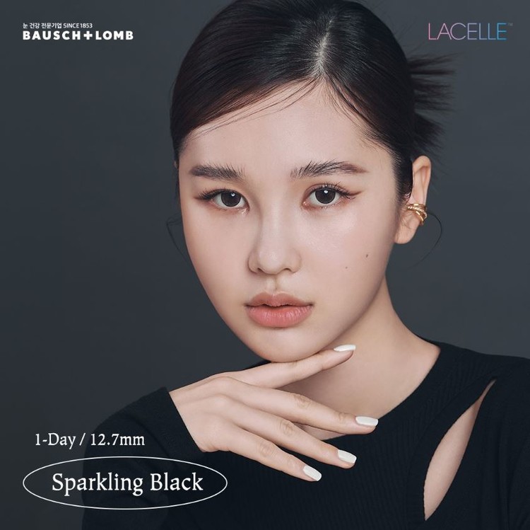 [Bausch & Lomb] Lacelle Sparkling Black 1-day Lens /30EA