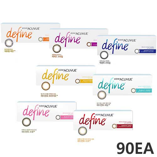 [Acuvue] 1-day New Define Lens /90EA (7 Colors)