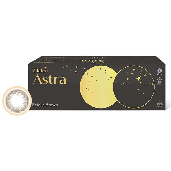 [Clalen] Astra Estelle Brown 1-Day Lens (30EA)