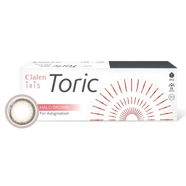 [Clalen] Iris Toric 1-Day Lens Halo Brown for Astigmatism (30EA)