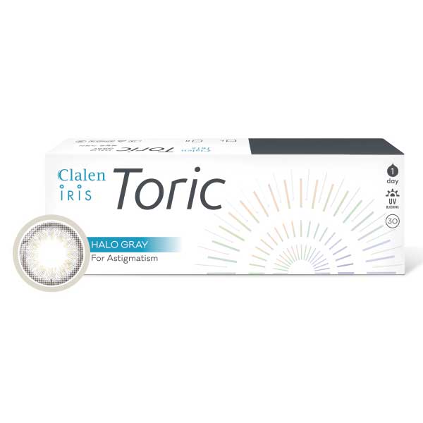 [Clalen] Iris Toric 1-Day Lens Halo Gray for Astigmatism (30EA)