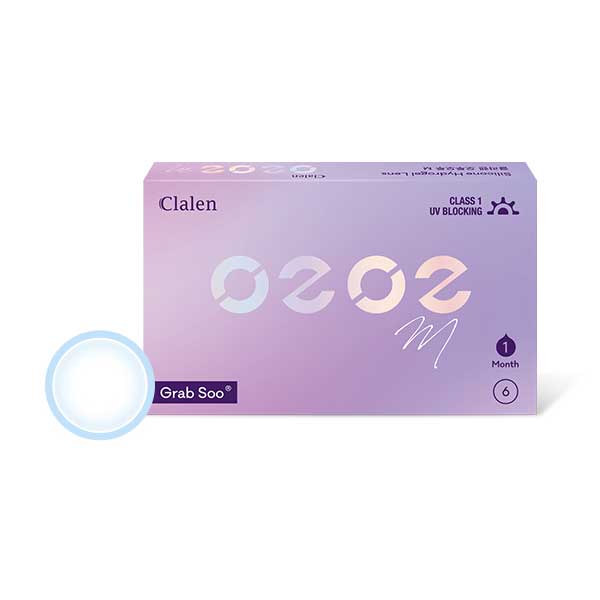 [Clalen] O2O2 M Grab Soo Monthly Lens / 6EA